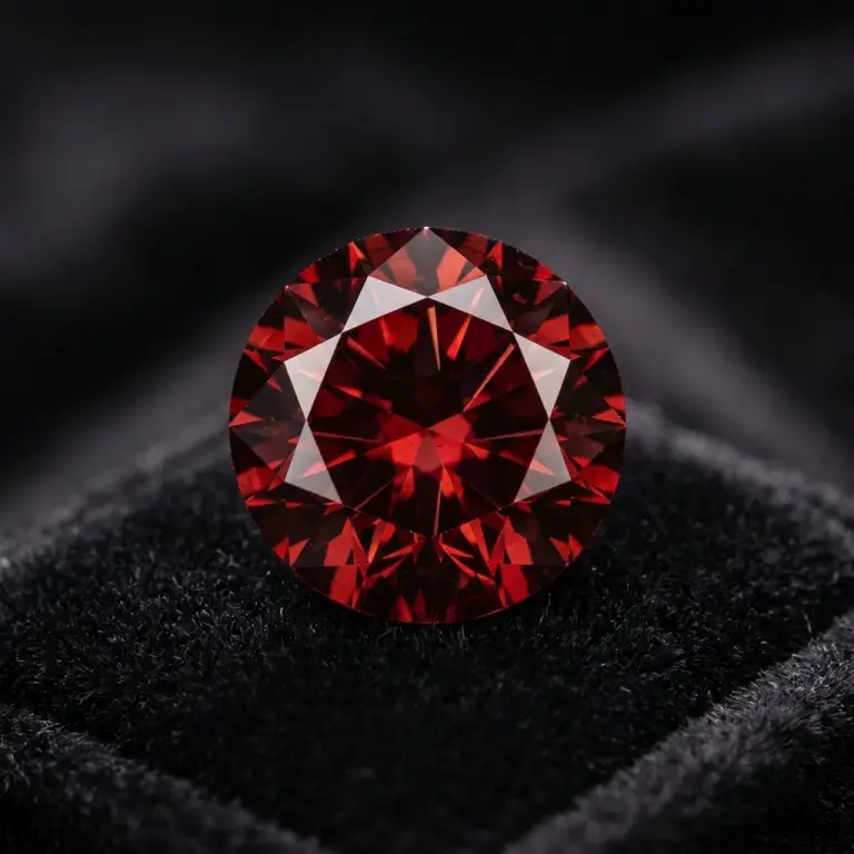 Garnet, deep red, available for setting in a Bali Turtle jewelry class