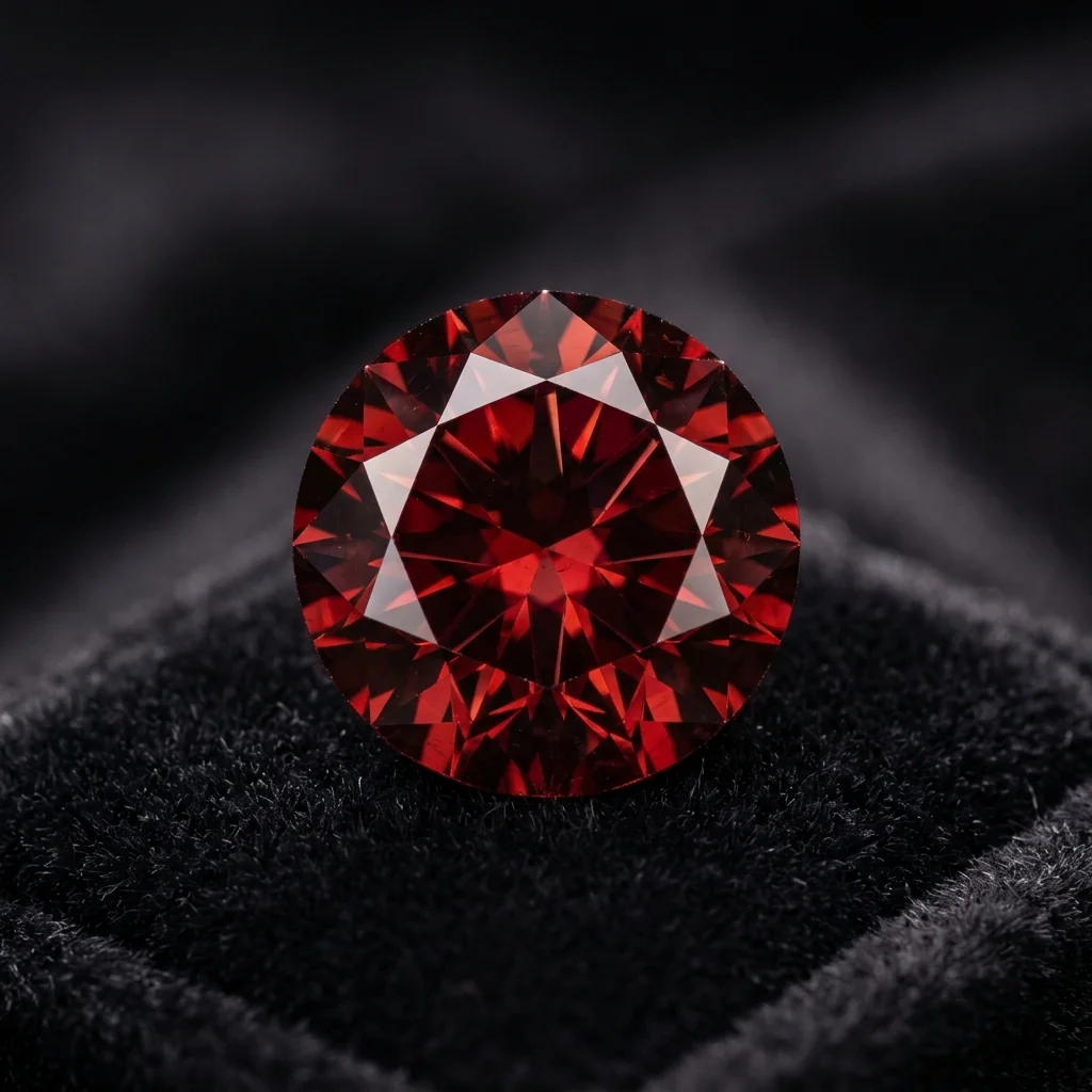 Garnet gemstone for custom silver jewelry class at Bali Turtle Workshop