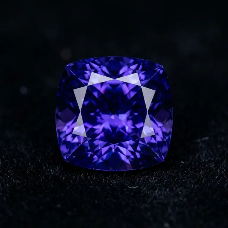 Tanzanite, blue-violet and rare, available for setting in a Bali Turtle jewelry class