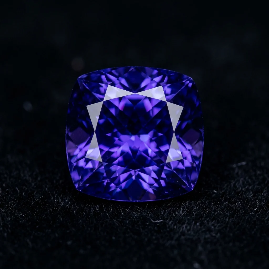 Tanzanite gemstone for custom silver jewelry class at Bali Turtle Workshop