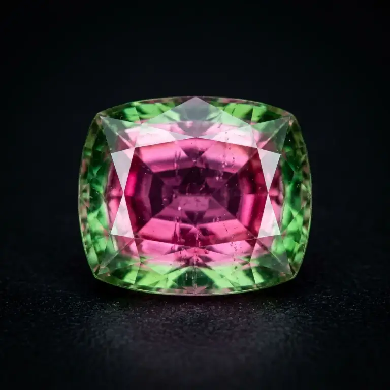 Tourmaline, pink, green, or both, available for setting in a Bali Turtle jewelry class